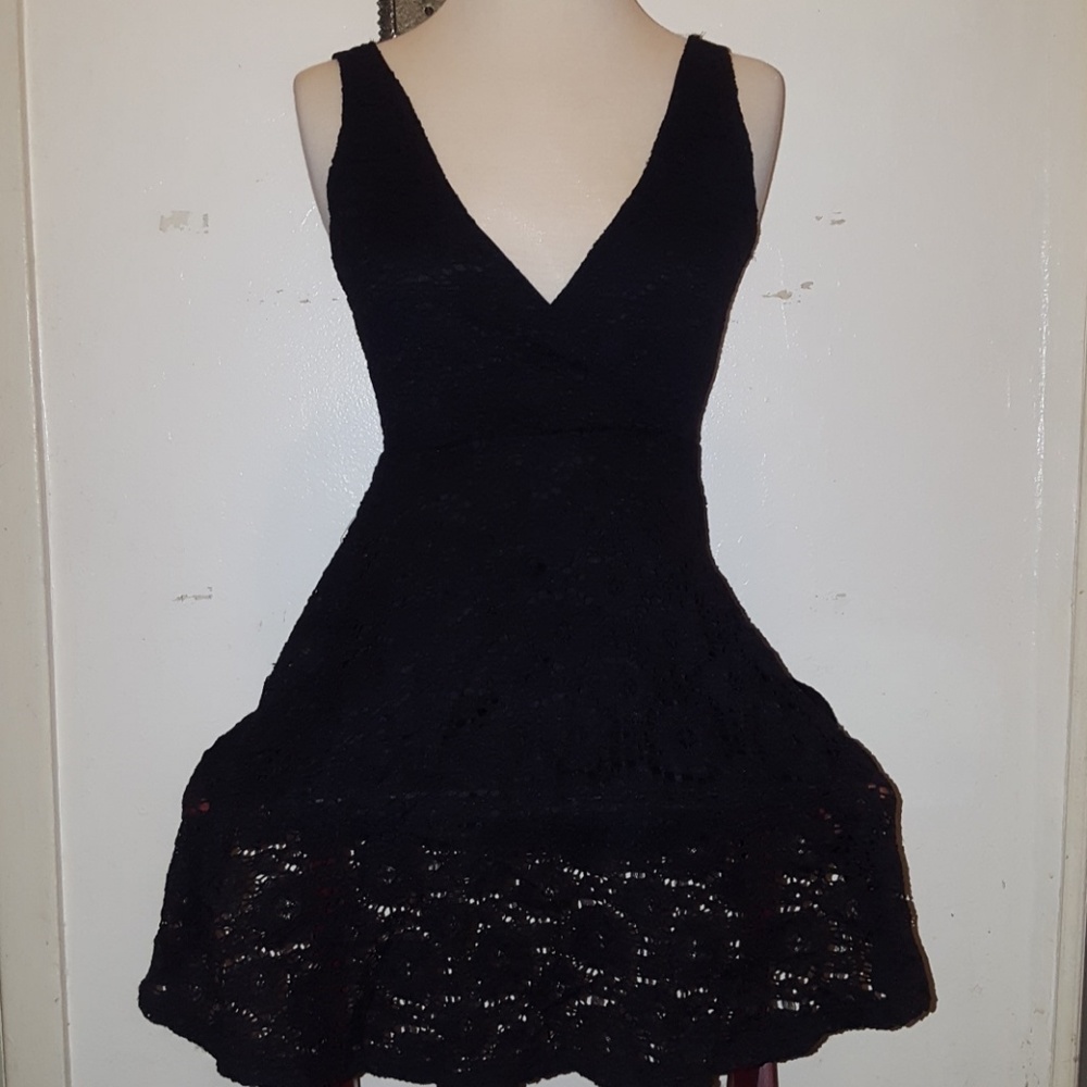 Little Black Lace Dress